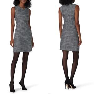 Adam Lippes x RTR Grey Tweed Sheath - Size 10